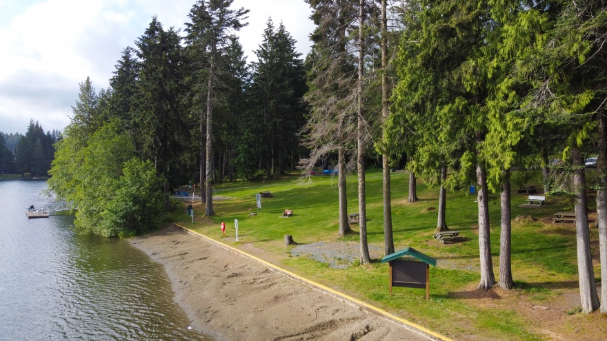 Fuller Lake beach and park