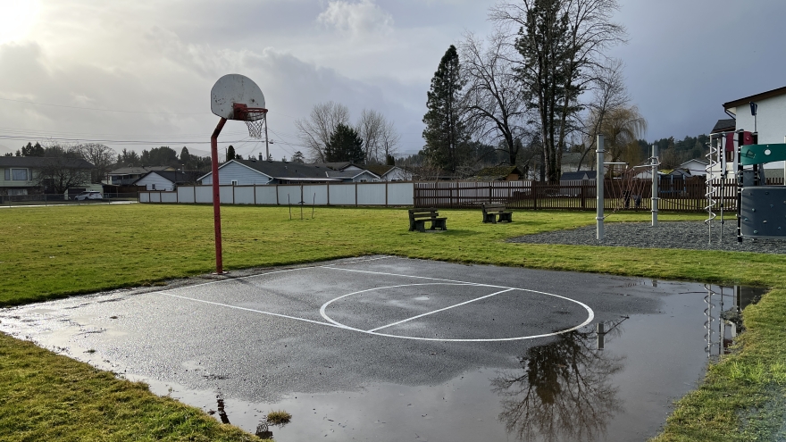 Hawkes Park basketball court