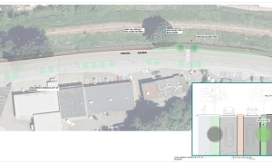 This image is showing the future Canada Ave multi-use pathway. 
